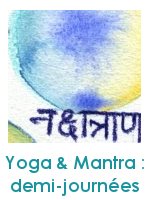 Bouton Programme Demi-Journées Yoga et Mantra